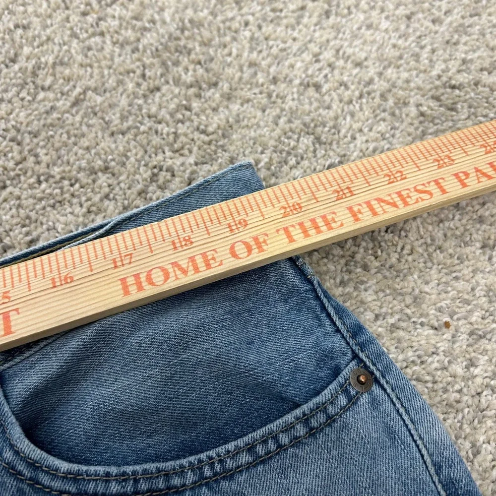 Levi's 505 Regular Fit Jeans 40x30 Blue‎ Mid Wash Straight Leg Denim Cotton